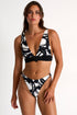 Tuxedo Knot Bikini Top 04 / 952 Luna