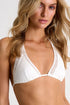 Triangle Bikini Top With Signature Mesh 04 / 020 Cream