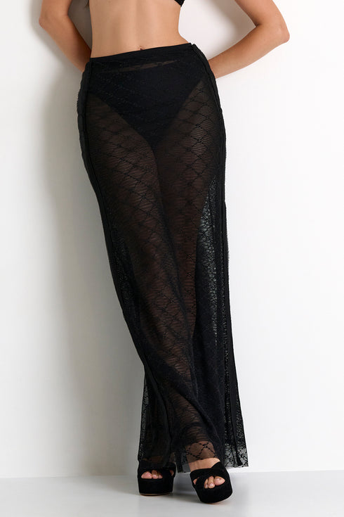 Shan Marion Long Skirt In Signature Mesh - 42550-49-800