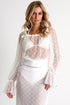 Mesh Blouse With Detailed Sleeves 02 / 020 Cream