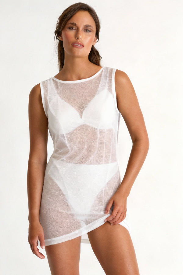 Shan Marion Signature mesh resort dress