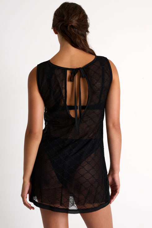 Shan Marion Signature mesh resort dress