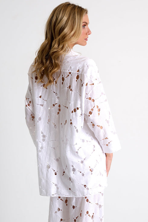 Modern Lace Shirt 02 / 000 White