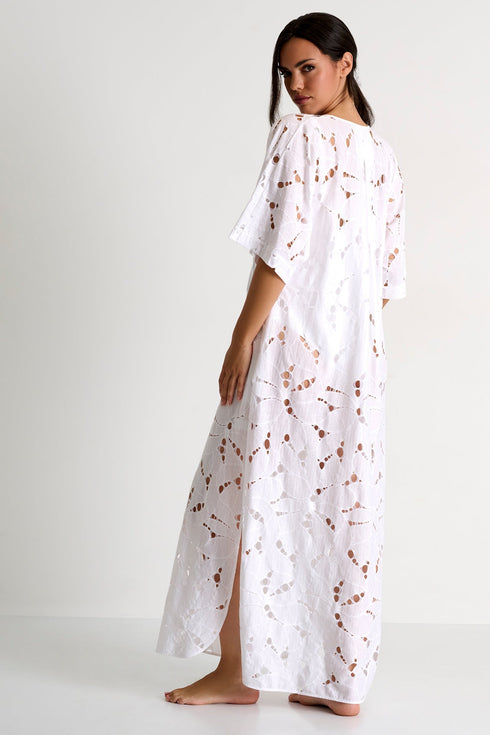 Modern Lace Maxi Dress 02 / 000 White