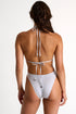 Shan Glitter Chrome effect cut-out bikini bottom