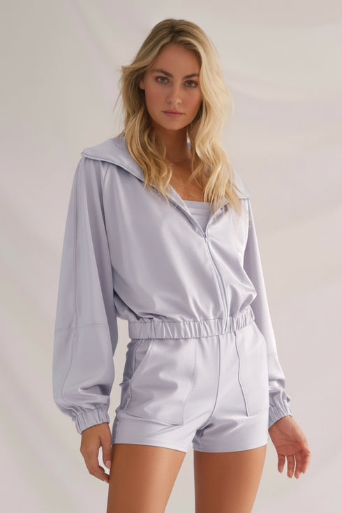 Shan Glitter Bomber jacket