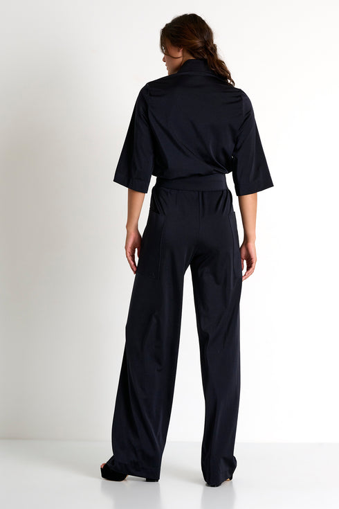 Shan Glitter Chrome effect jumpsuit