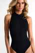 Surf-Style One-Piece Swimsuit 04 / 800 Black
