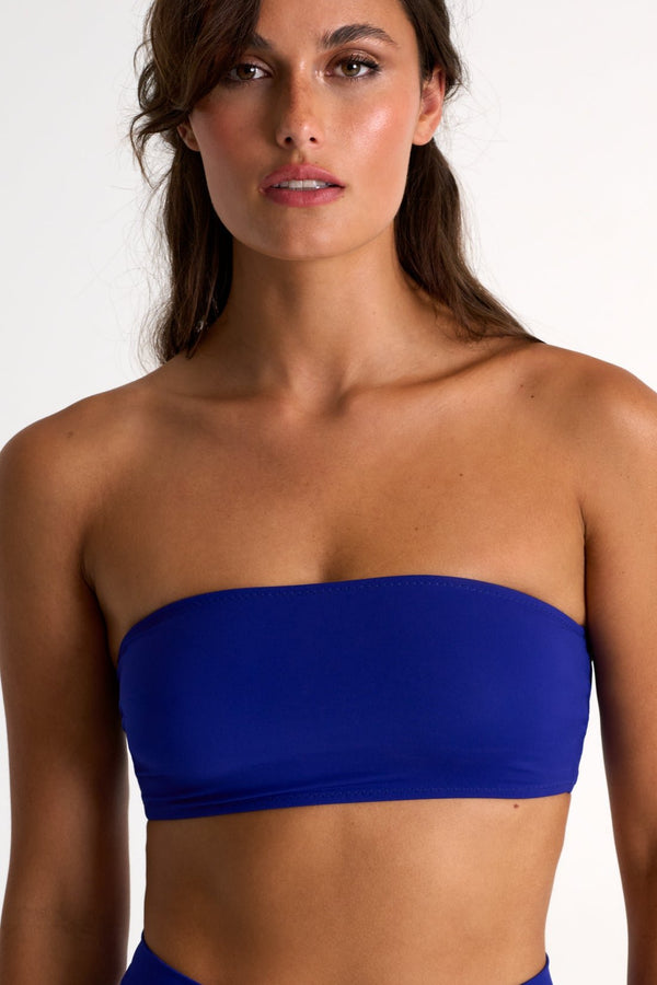 Timeless Bandeau Bikini Top 04 / 560 Blue Majorelle