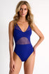 Shan Charlie Grid Mesh Plunging One-Piece - 42595-05-560
