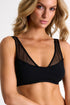 Shan Charlie Grid Mesh Bralette Bikini Top - 42595-21-800