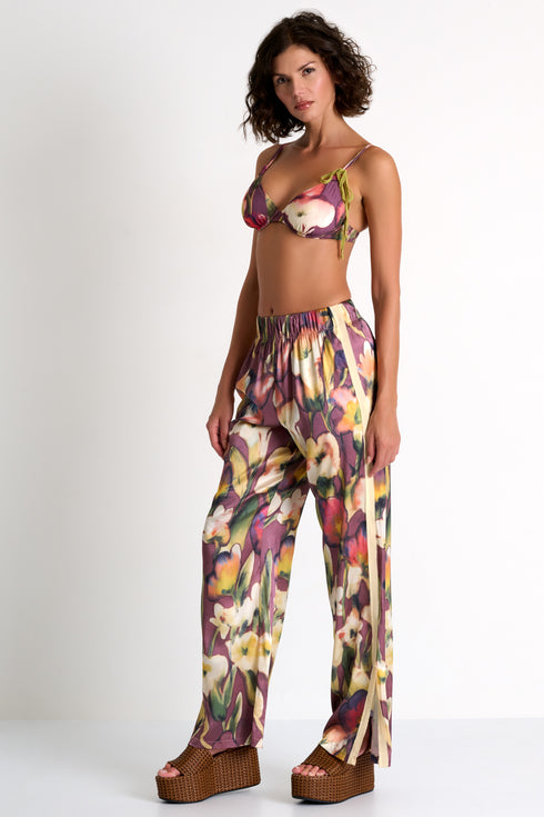 Shan Céline Straight-leg silk pants