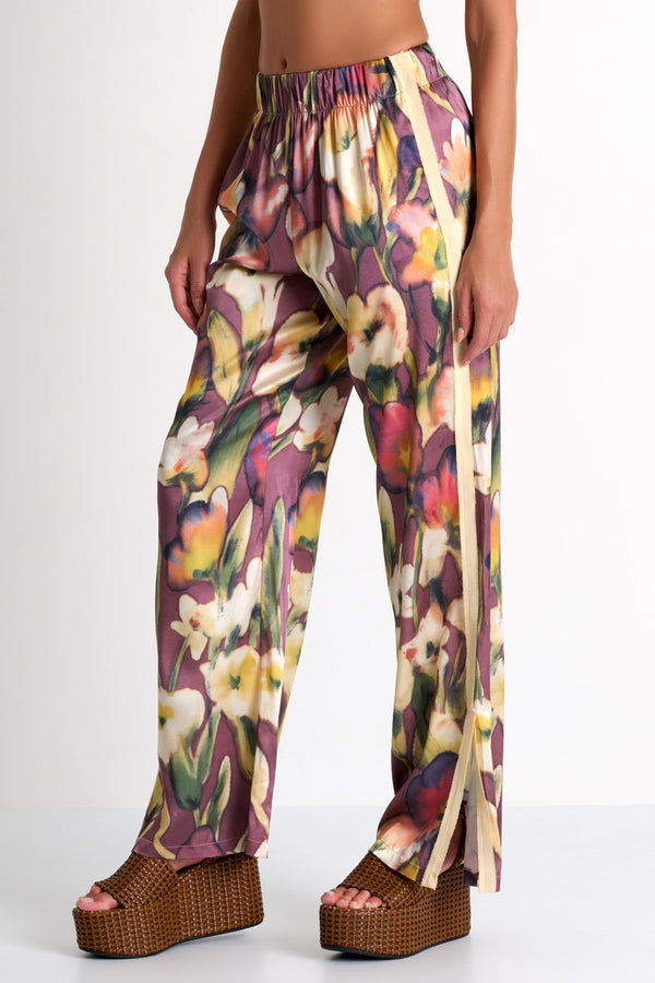 Shan Céline Straight-leg silk pants
