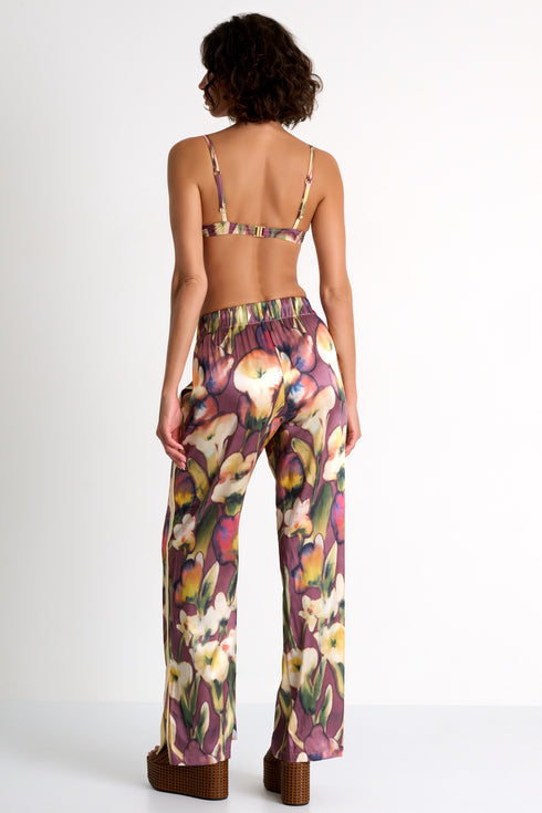 Shan Céline Straight-leg silk pants