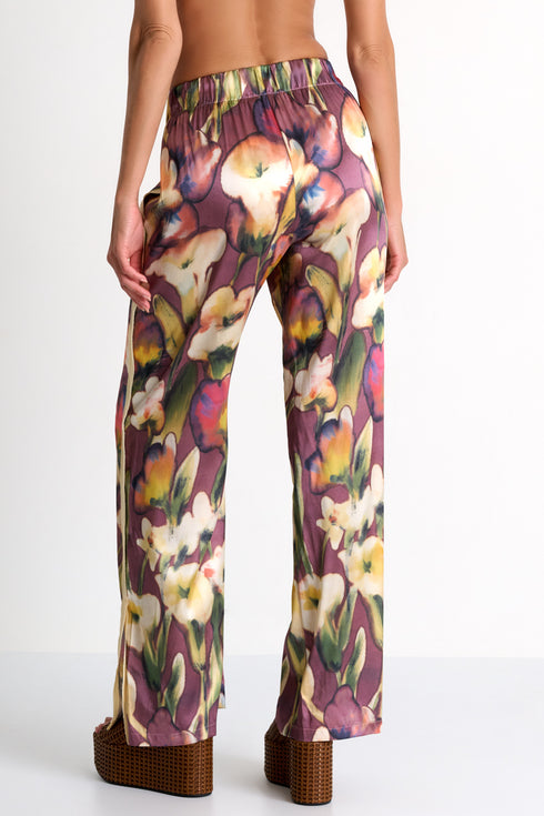 Shan Céline Straight-leg silk pants