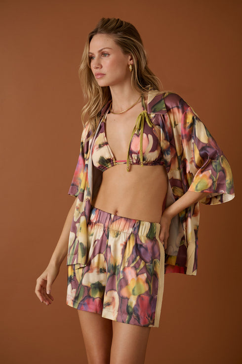 Shan Céline Silk shorts