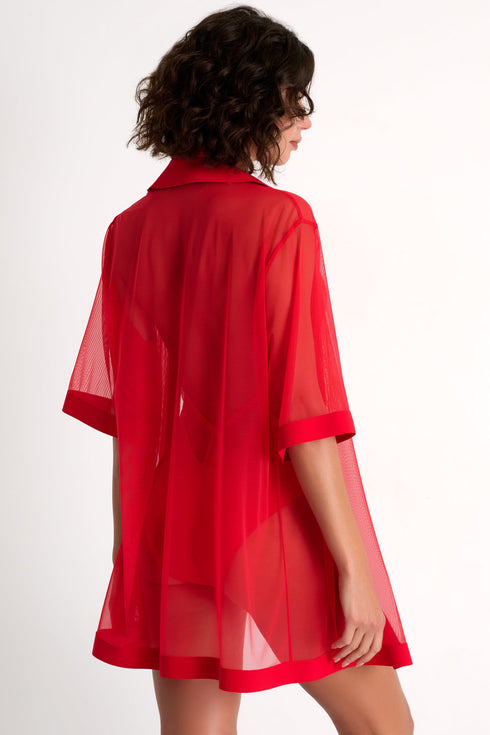 Shan Mia Button-down swimsuit cover-up - 42623-85-300