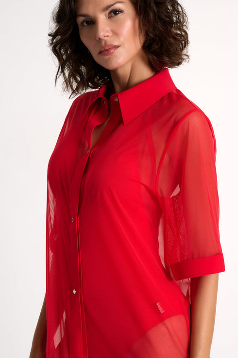 Shan Mia Button-down swimsuit cover-up - 42623-85-300