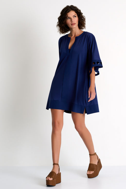 Shan Elisabeth Lycra cover up with round cutouts