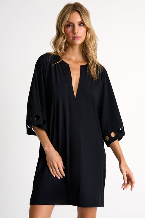 Shan Elisabeth Lycra cover up with round cutouts - 42630-65-800