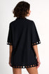 Shan Elisabeth Button-down Lycra swimsuit cover-up with round cutouts - 42630-85-800