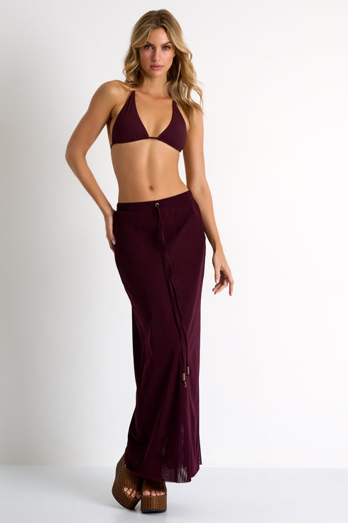 Shan Mia Long mesh skirt