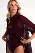 Shan Mia Button-down swimsuit cover-up