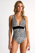 Shan Signature Classic plunging one-piece swimsuit - 42640-03-950