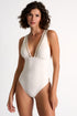 Shan Nelly Detailed plunging one-piece swimsuit - 42645-03-110