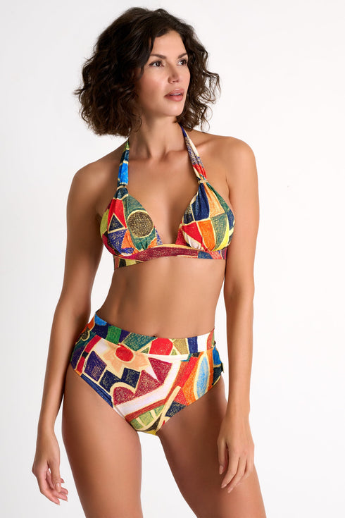 Shan Signature Halter triangle bikini top - 42650-19-953