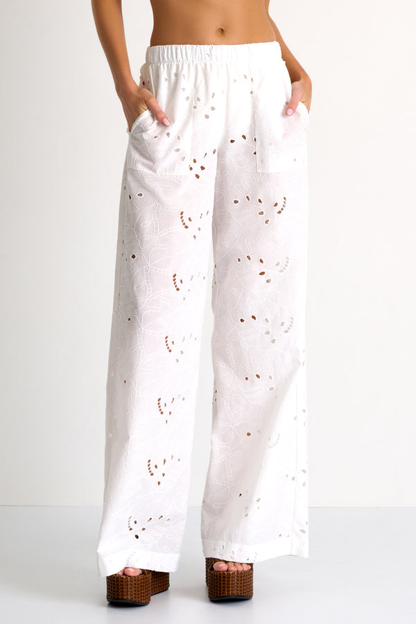 Shan Lili Detailed lace pants - 42663-52-000