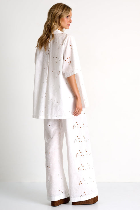 Shan Lili Detailed lace pants - 42663-52-000
