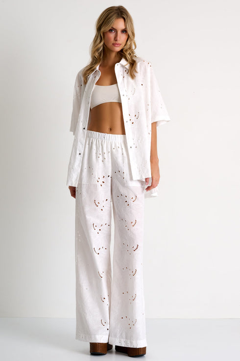 Shan Lili Detailed lace pants - 42663-52-000