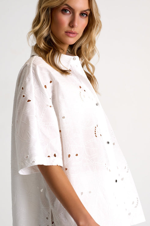 Shan Lili Detailed lace ample dress - 42663-62-000