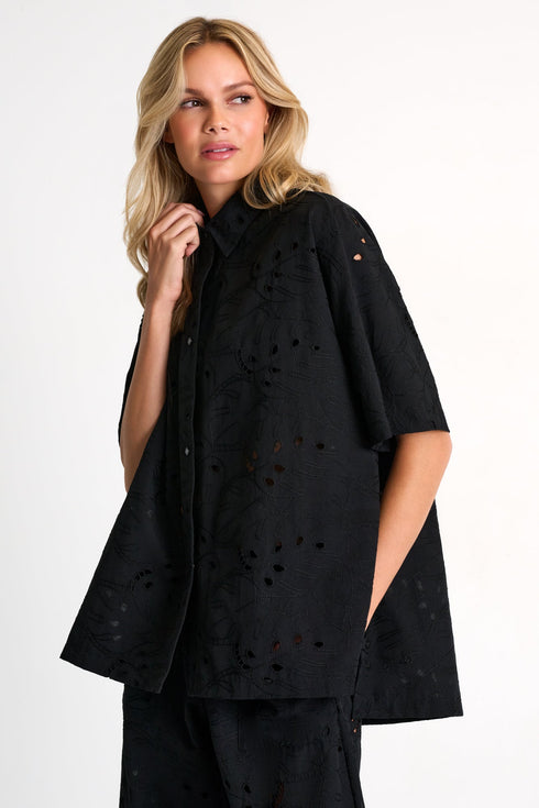 Shan Lili Detailed lace ample dress - 42663-62-800