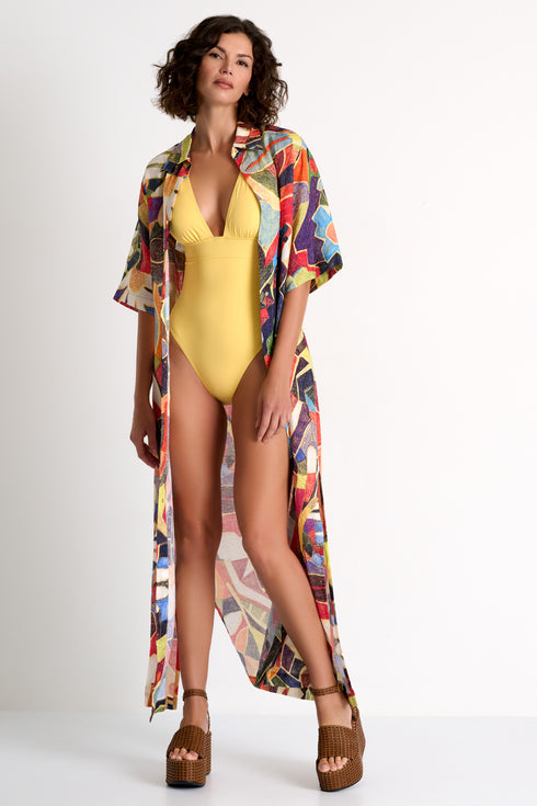 Shan Intemporel Timeless plunging one-piece swimsuit