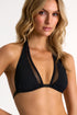 Shan Charlie Grid mesh triangle bikini top - 42795-17-800