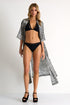Shan Charlie Grid mesh triangle bikini top - 42795-17-800