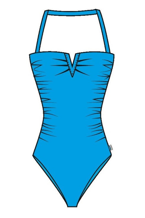 Shan Сlassique Classic bandeau one-piece swimsuit