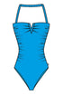 Shan Сlassique Classic bandeau one-piece swimsuit