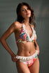 Shan Jasmine Mid-Rise Bikini Bottom With Fringes