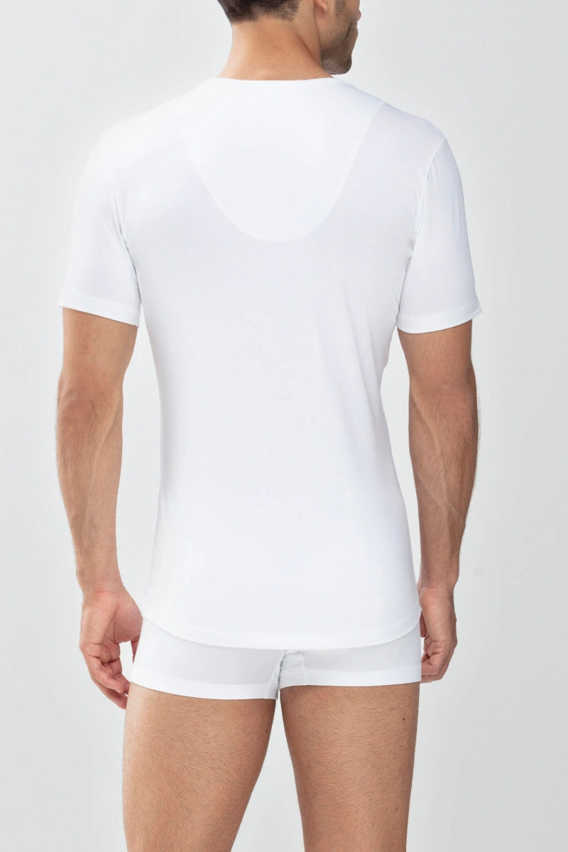  Mey 46002 White Dry Cotton Men's Short Sleeve Top Med (50 EU) :  Clothing, Shoes & Jewelry