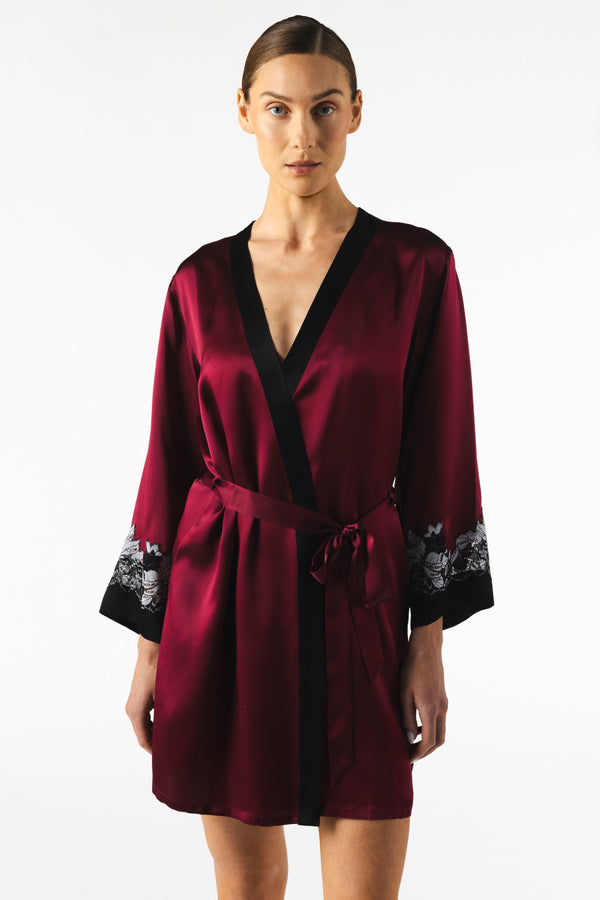 NK Imode Roxy Rapture Short Silk Robe