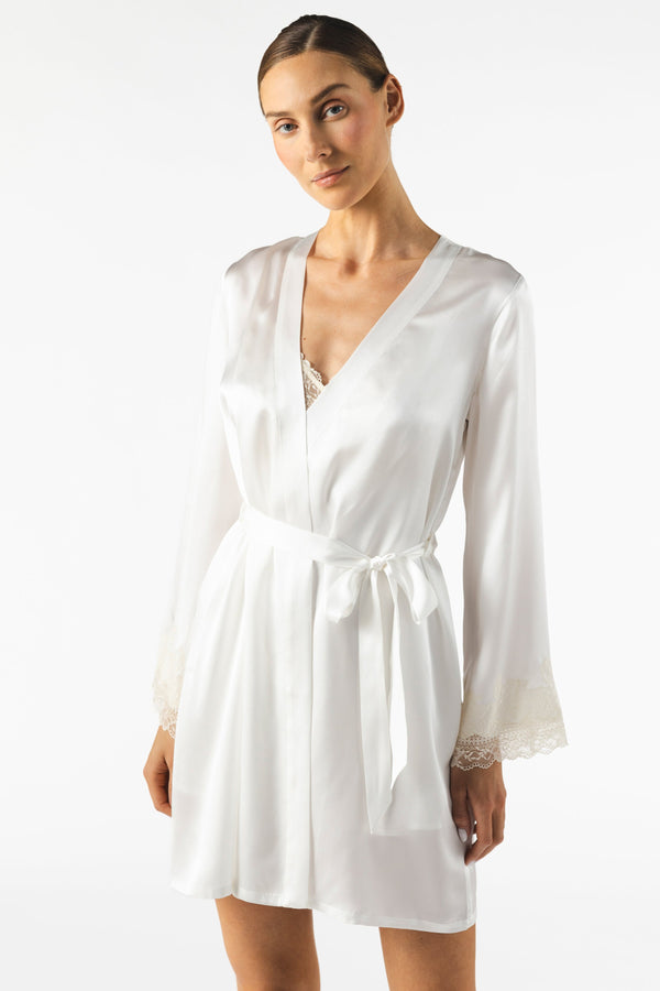 NK Imode Virginia Short Silk Robe