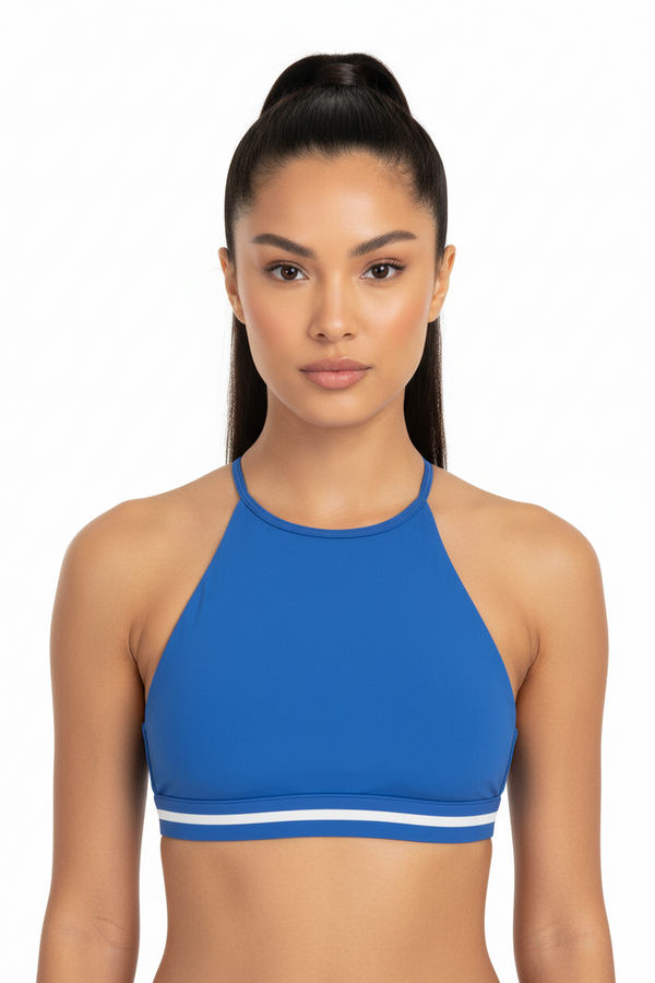 Shan Blue Africa Top