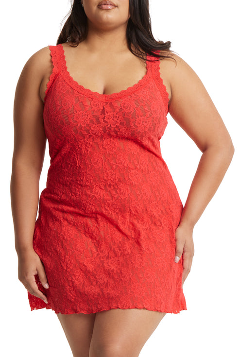 Hanky Panky Signature Lace Plus Size V-neck Chemise
