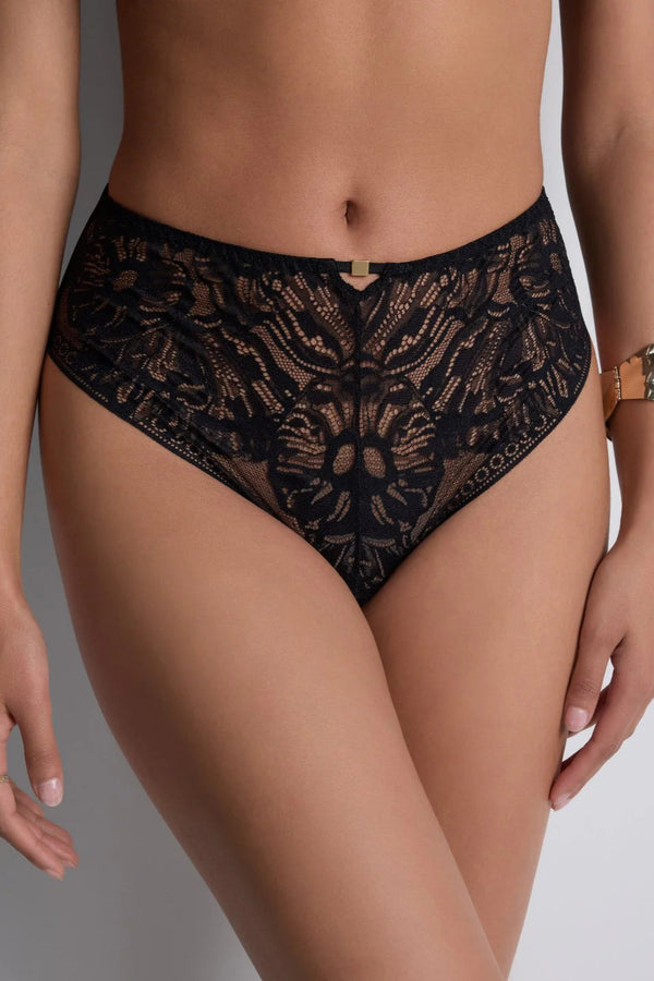 Aubade Love Soul High-waist Brief Black