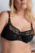 Aubade Love Soul Shoulder Full-Cup Bra Black