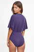 Gottex Modest V-Neck Wide Sleeve One Piece Swimsuit