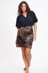 Gottex Modest Surplice Tie-Up Skirt